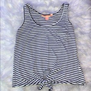 Black & White Striped Top